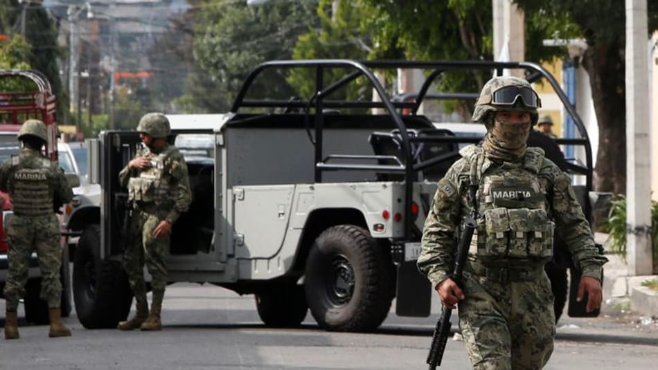 Miembros de la Marina de México; operativo de narcotráfico. Foto: Reuters.