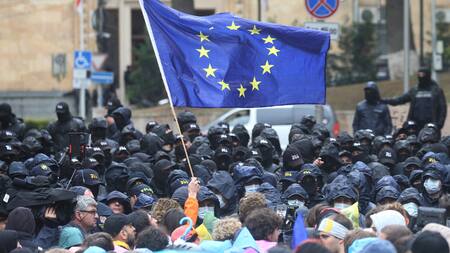 Bandera de la Unión Europea. Foto: Reuters.