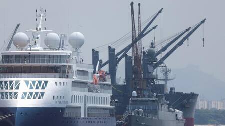 Buque de guerra iraní en Brasil_Reuters