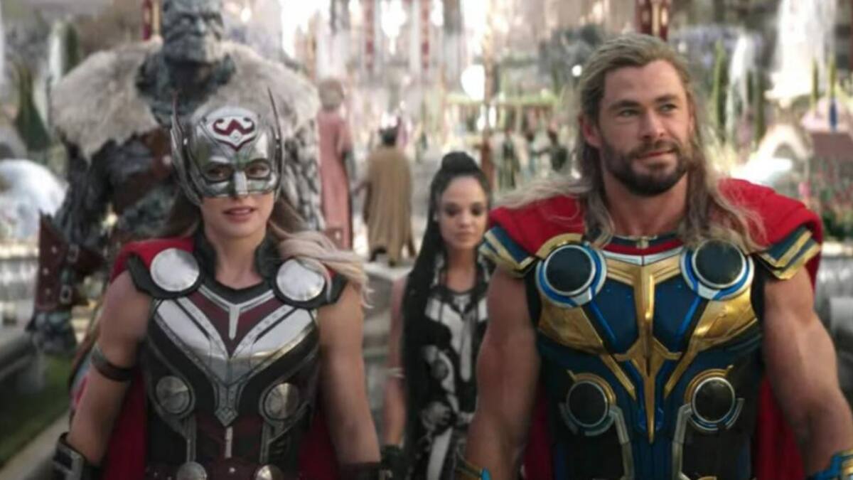 Chris Hemsworth y Natalie Portman. Foto: NA.