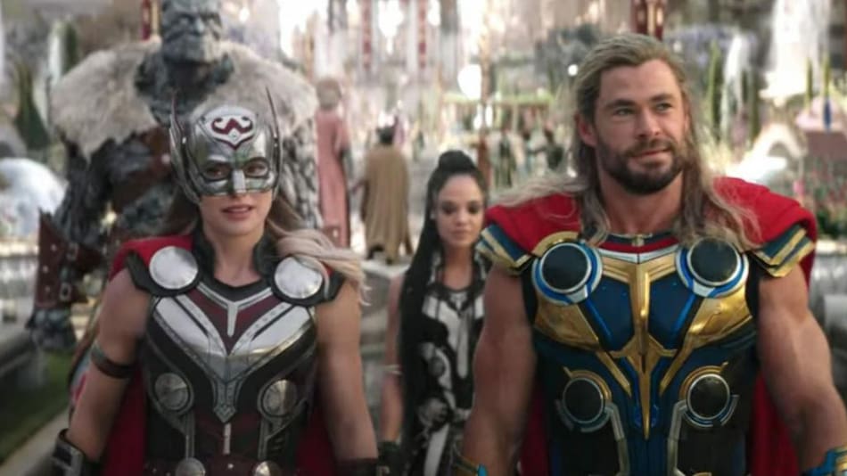 Chris Hemsworth y Natalie Portman. Foto: NA.