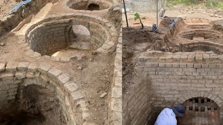 Los hornos encontrados. Foto: Twitter. @AlfreMondragon.