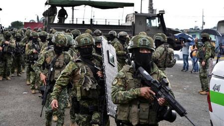 Estado de excepción en Ecuador ante la creciente violencia. Foto: REUTERS.