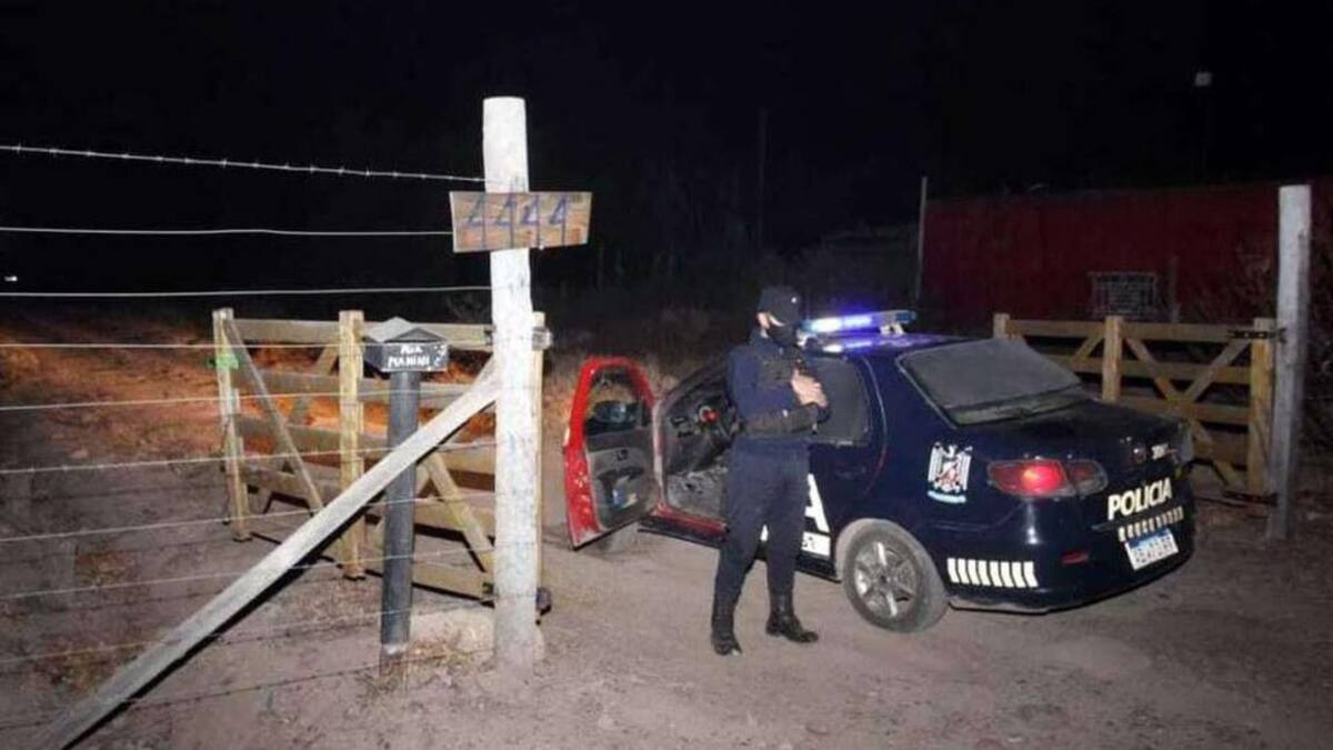 Lugar donde fue encontrado el cuerpo de adolescente asesinada en mendoza