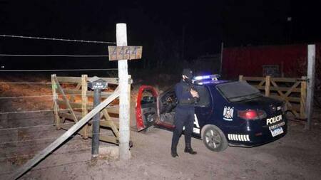 Lugar donde fue encontrado el cuerpo de adolescente asesinada en mendoza