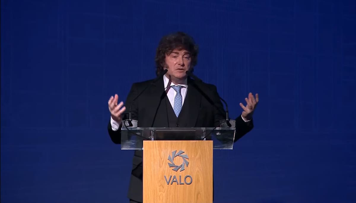 Javier Milei en el MALBA