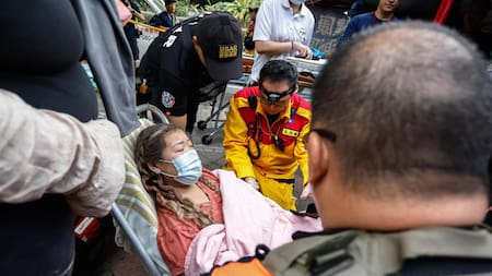 Operativo rescate en Taiwán. Foto: EFE