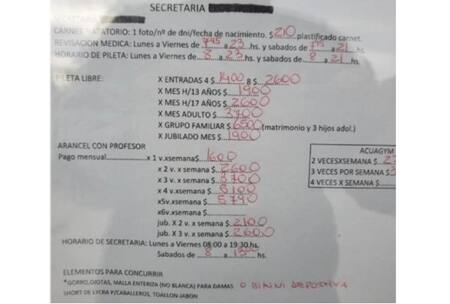Polémica en Chubut por una pileta municipal que prohíbe a las mujeres usar mallas blancas