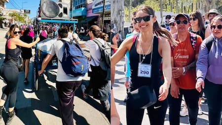 Pampita en la Peregrinación a Luján. Fotos: Instagram/pampitaoficial.