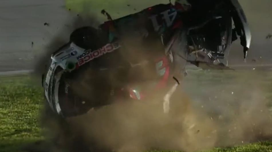 El impactante accidente en la categoría Nascar, de Estados Unidos. Foto: captura de video.