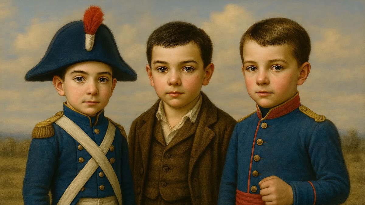 Próceres argentinos de niños
