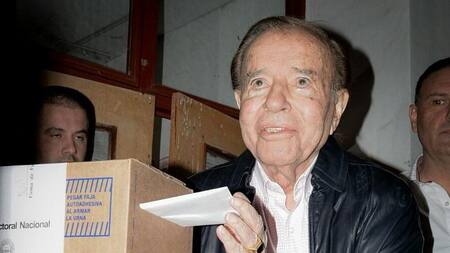 Votó Carlos Menem (NA)