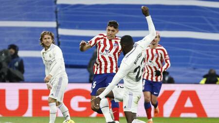 Atlético Madrid vs Real Madrid, LaLiga. Foto: EFE