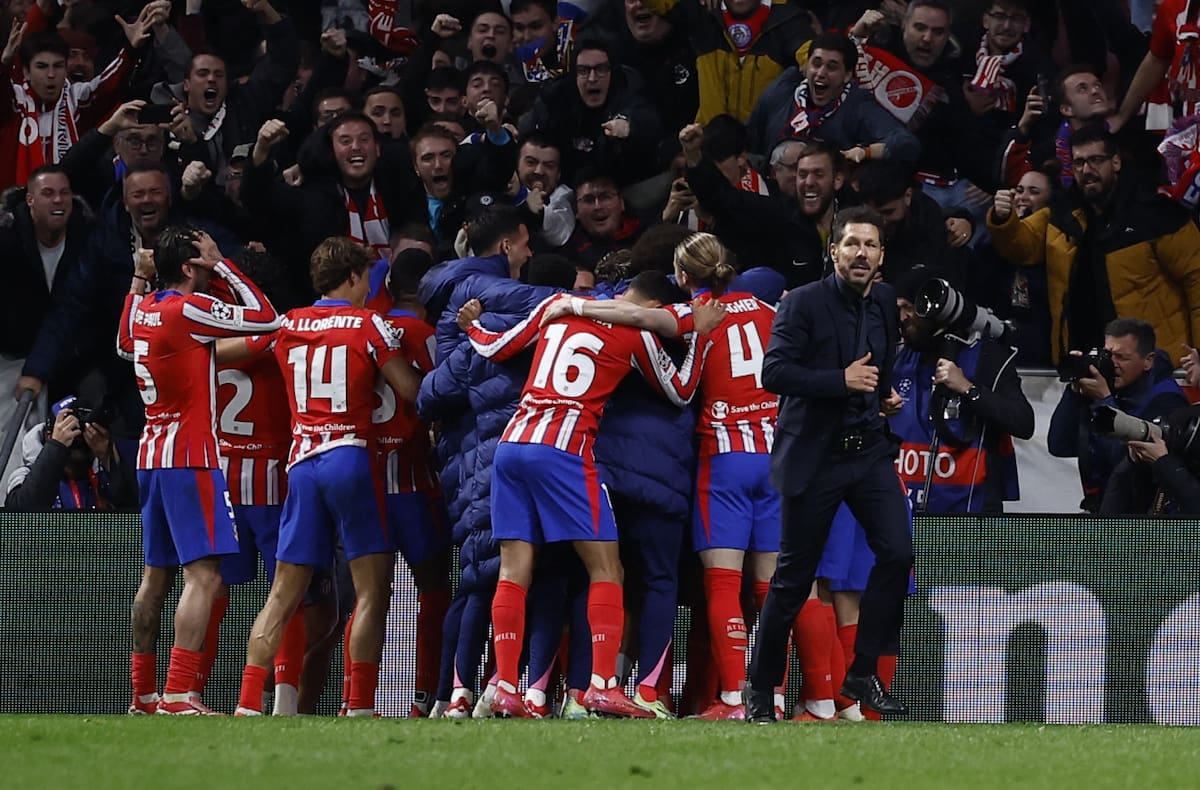 Diego Simeone Y el Atlético Madrid. Foto: REUTERS/Juan Medina