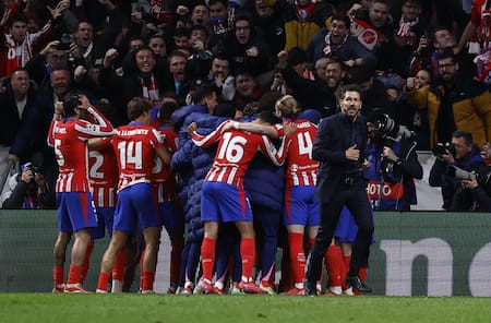 Diego Simeone Y el Atlético Madrid. Foto: REUTERS/Juan Medina