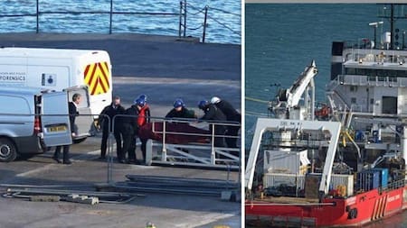 Rescate cuerpo - Avión Emiliano Sala