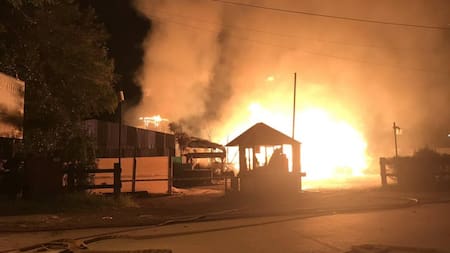 Incendio Martínez - restaurante