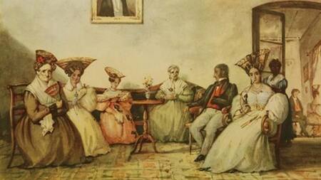 Reunión en la Buenos Aires colonial