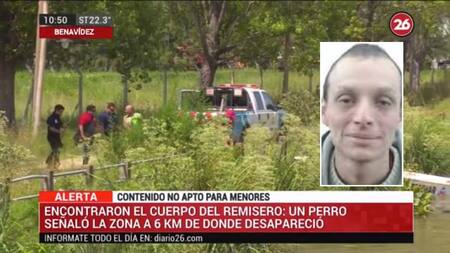 Ezequiel Núñez, remisero encontrado muerto, habla fiscal del caso, móvil Canal 26