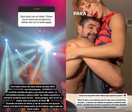 La explicación de Flor Vigna. Foto: Instagram.