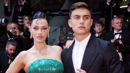 Oriana Sabatini y Paulo Dybala. Foto: X