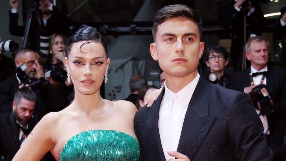 Oriana Sabatini y Paulo Dybala. Foto: X