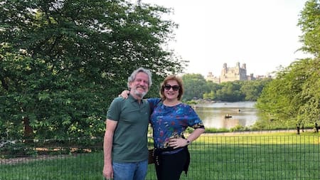 Lucía Galán y Pablo Alarcón. Foto: Redes sociales.