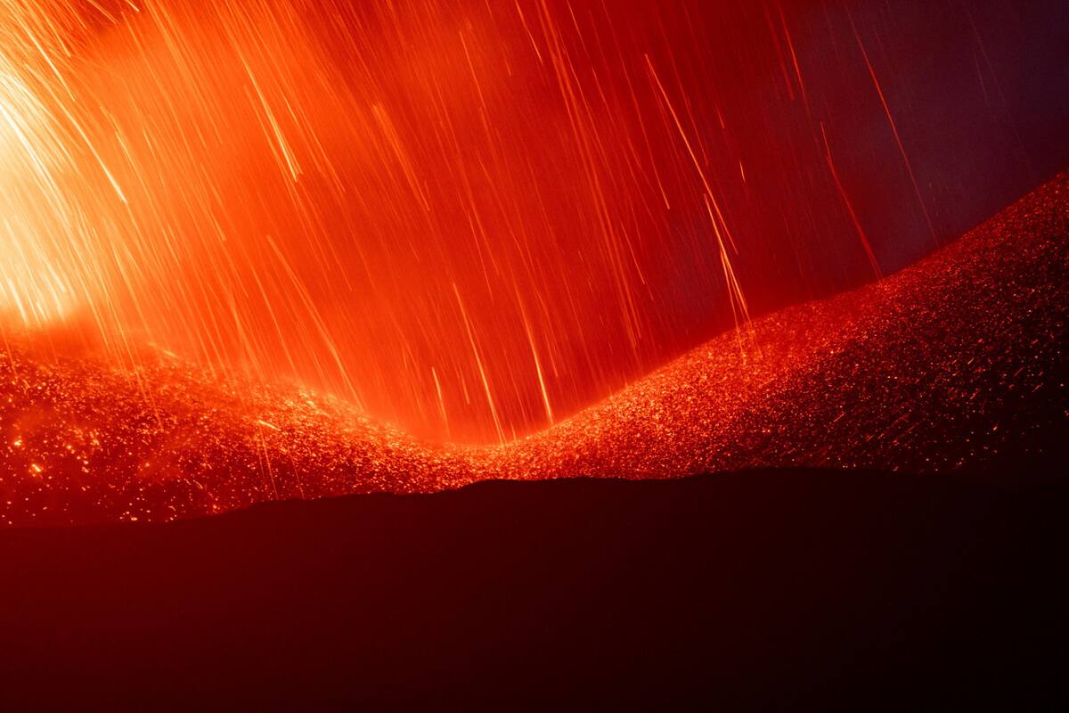 Volcán Etna. Foto: Reuters.