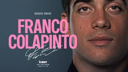 Franco Colapinto en el equipo Alpine de la Fórmula 1. Foto: @AlpineF1Team.