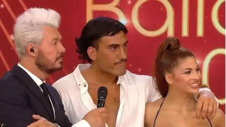 Tomas Holder debutando en el Bailando 2023. Captura.