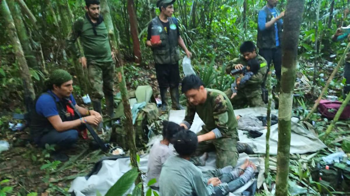 Colombia encuentra a niños desaparecidos Reuters