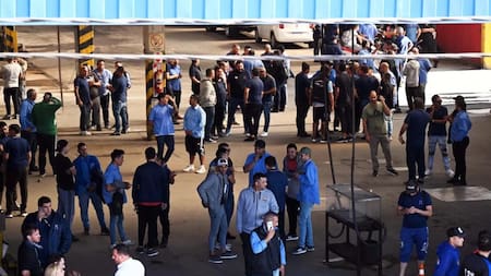 Paro de choferes de colectivos. Foto: Télam