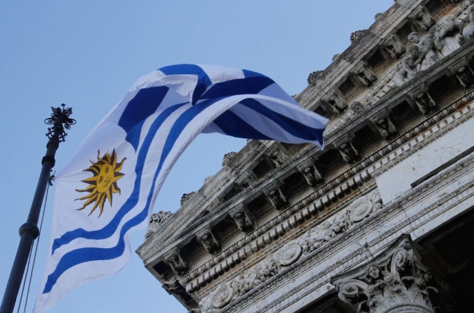 Bandera de Uruguay. Foto: X.