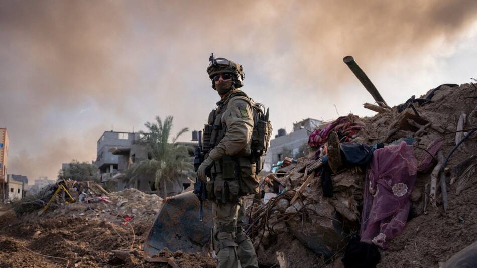 El Ejército israelí en Gaza. Foto: Reuters
