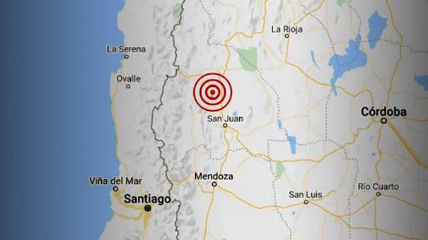Fuerte sismo en la provincia de San Juan: el movimiento también se sintió en Mendoza