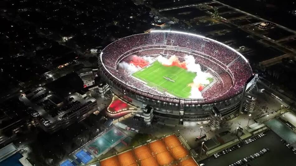 Estadio Monumental de River Plate. Foto: Instagram @obramonumental