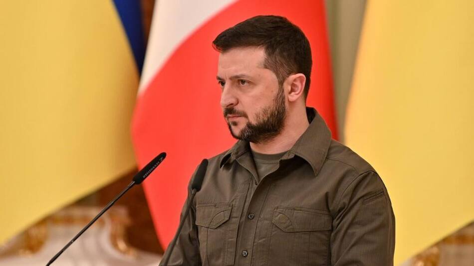 Volodímir Zelenski, presidente de Ucrania. Foto: REUTERS