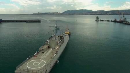 Ucrania destruyó un navío de guerra ruso. Foto: Reuters.