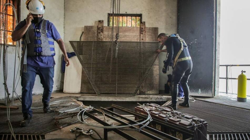 Obras de AySA, Foto AySA