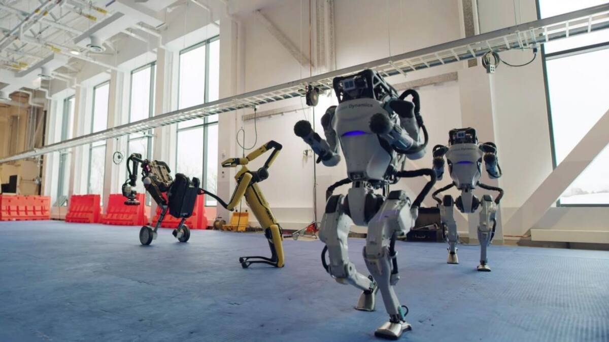 Robots de Boston Dynamic. Foto: Boston Dynamic.