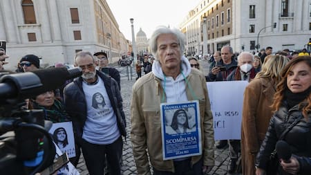 Pietro Orlandi, hermano de la joven desaparecida en el Vaticano. Foto: EFE.