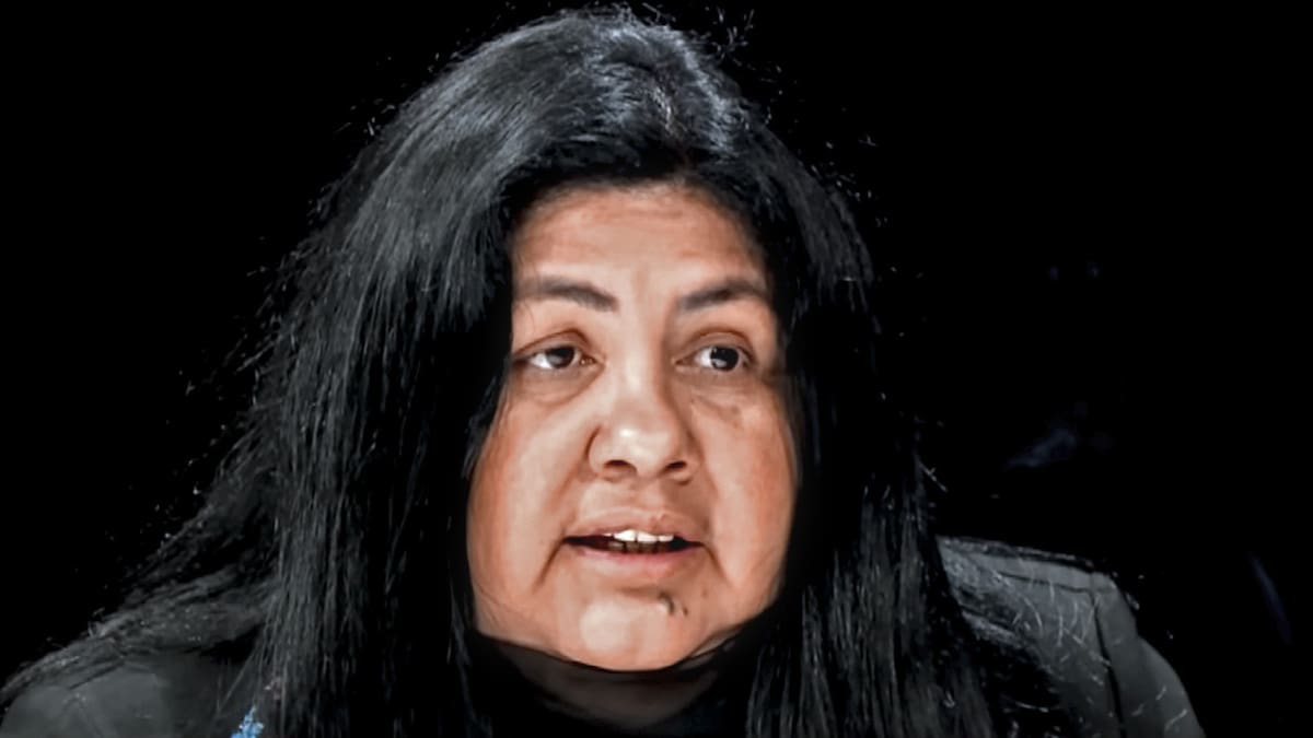 Mirta Rosa Guerrero, de Organización Tupac Amaru, liderada por Milagro Sala. Foto: Archivo NA