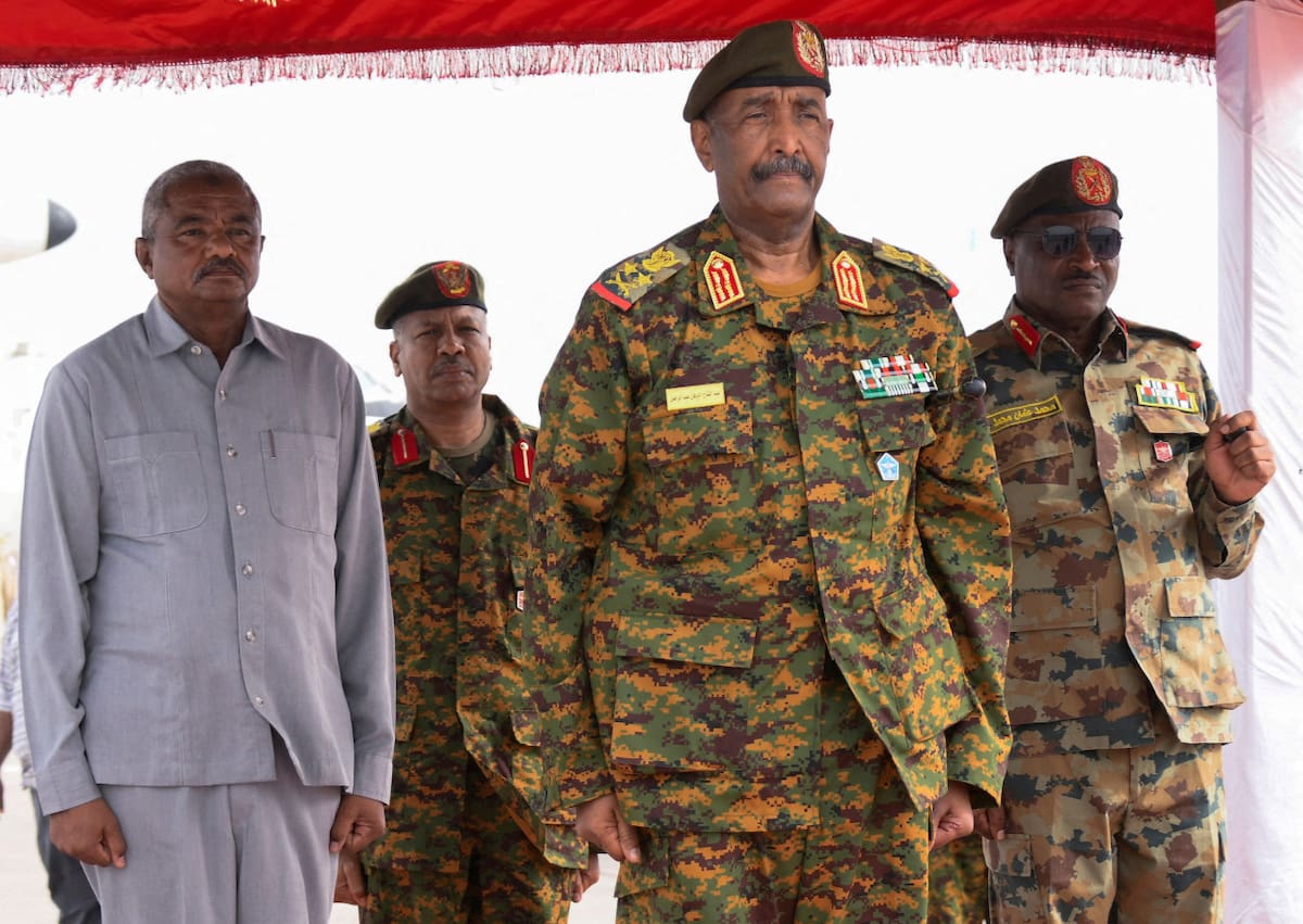 El gobernante militar de Sudán , Burhan. Foto: Reuters