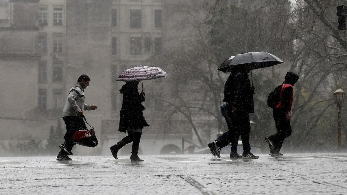 Vuelven las lluvias a Buenos Aires. Foto: NA.