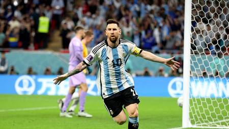 Lionel Messi, la figura de Argentina-Australia; Qatar 2022. Foto: Reuters.
