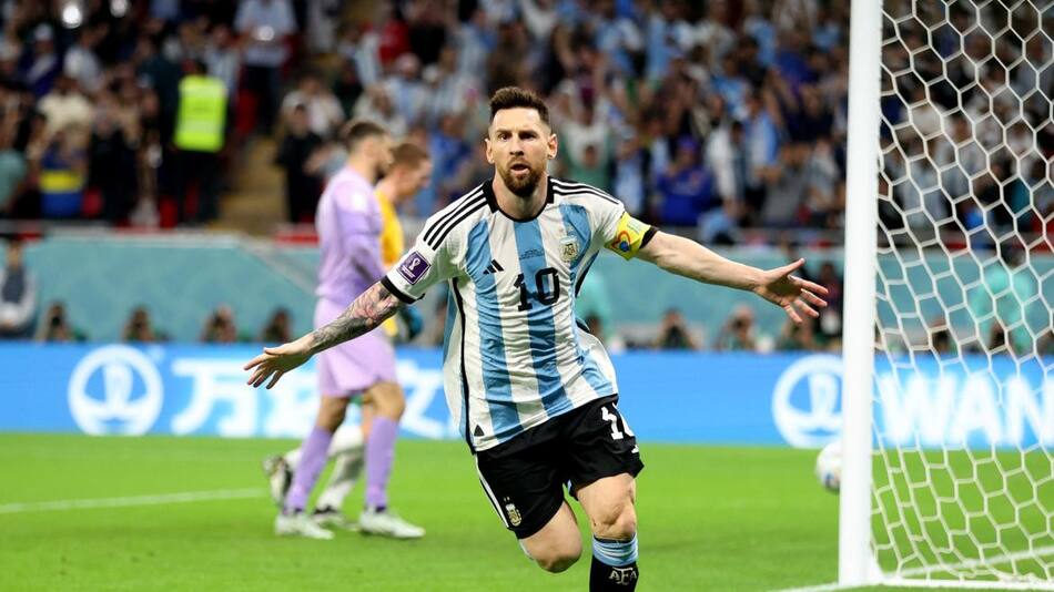 Lionel Messi, la figura de Argentina-Australia; Qatar 2022. Foto: Reuters.