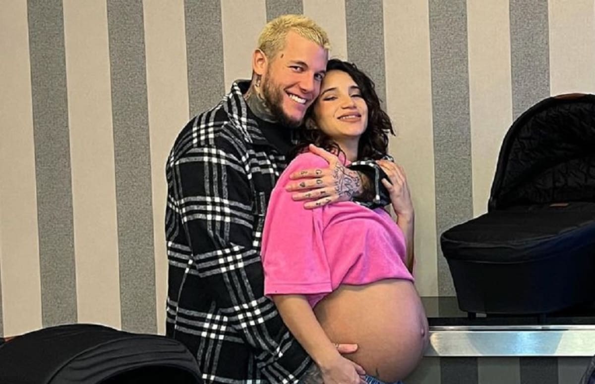 Nació la hija de Alexander Caniggia y Melody Luz. Foto: Instagram @melodyluz.