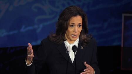 Debate presidencial en Estados Unidos. Kamala Harris. Foto: Reuters.