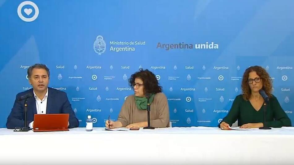 Coronavirus, Argentina, informe del Ministerio de Salud