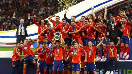 España campeón de la Eurocopa 2024. Foto: Reuters.